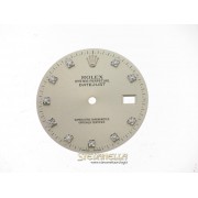 Quadrante Rolex Silver diamanti Datejust 36mm nuovo